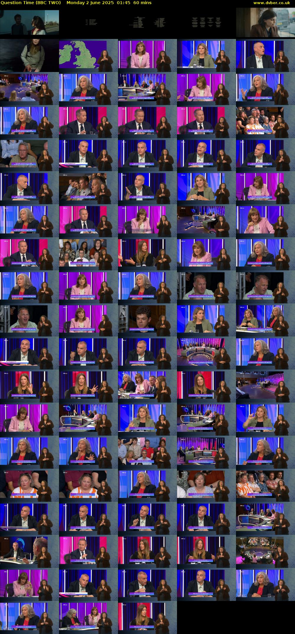 Question Time (BBC TWO) Monday 2 June 2025 01:45 - 02:45