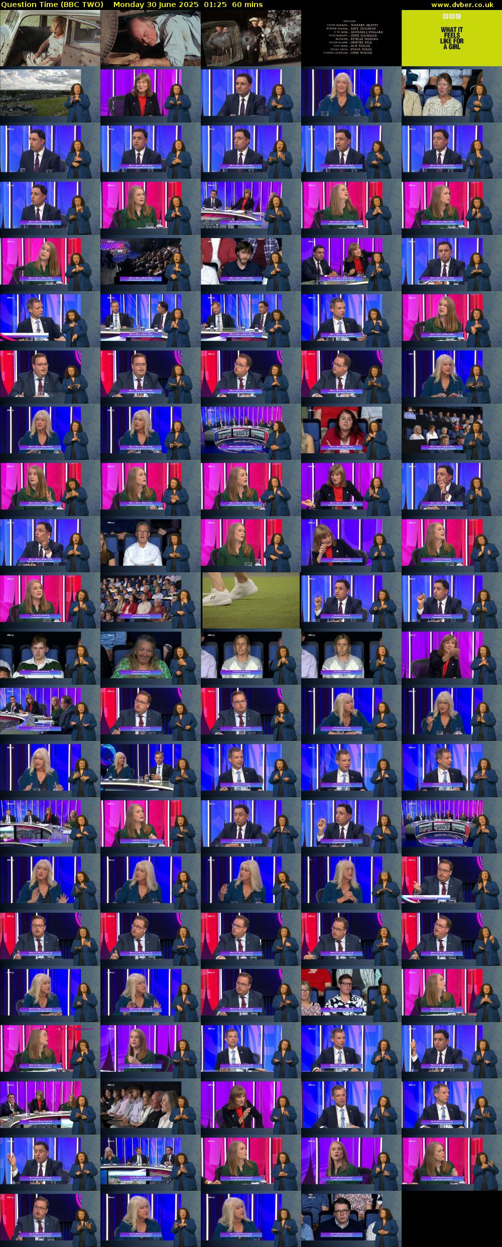 Question Time (BBC TWO) Monday 30 June 2025 01:25 - 02:25