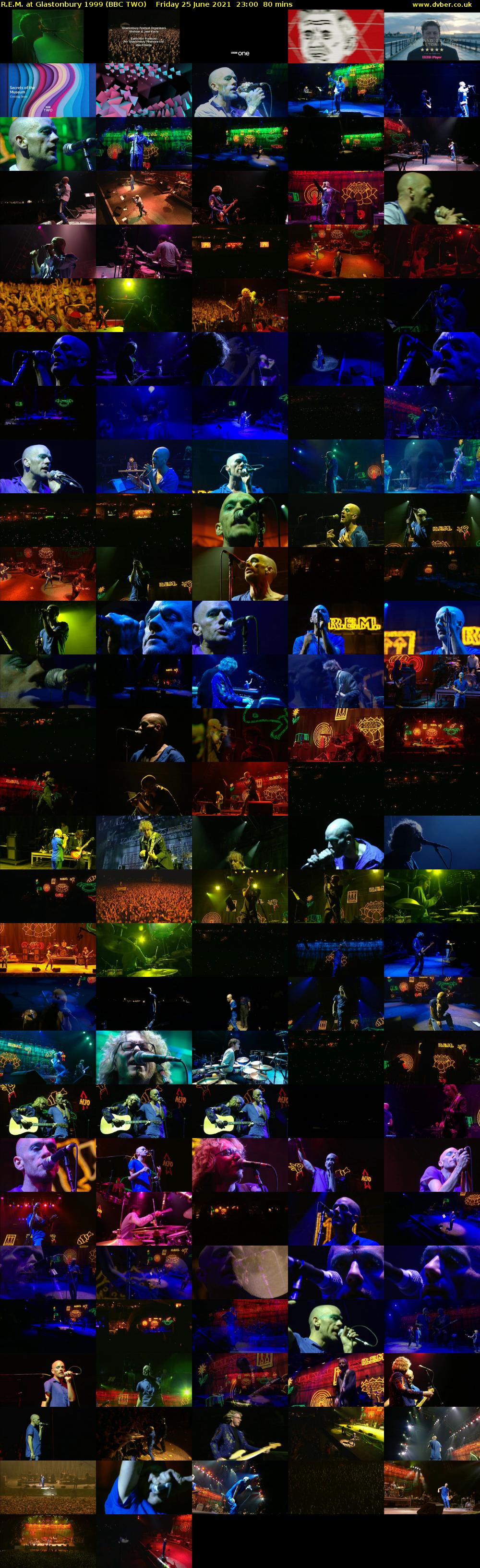 R.E.M. at Glastonbury 1999 (BBC TWO) Friday 25 June 2021 23:00 - 00:20