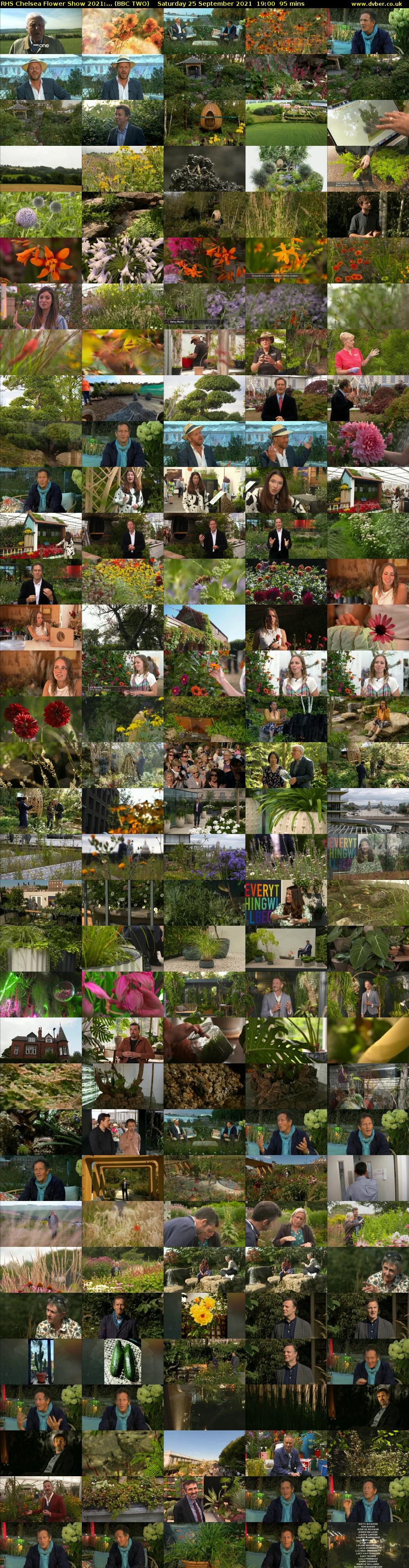 RHS Chelsea Flower Show 2021:... (BBC TWO) Saturday 25 September 2021 19:00 - 20:35