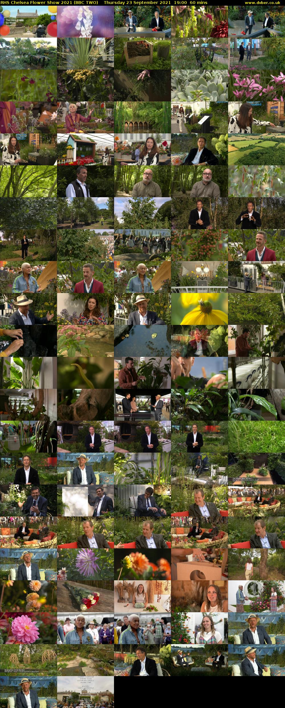 RHS Chelsea Flower Show 2021 (BBC TWO) Thursday 23 September 2021 19:00 - 20:00