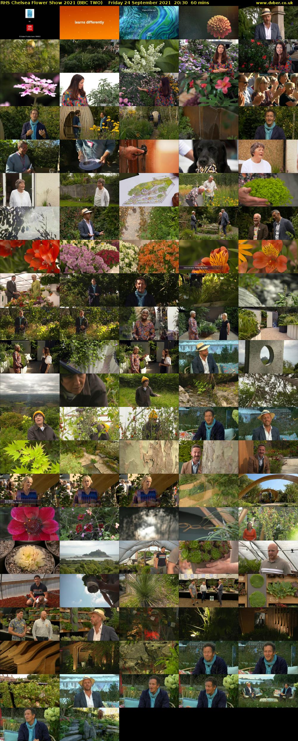 RHS Chelsea Flower Show 2021 (BBC TWO) Friday 24 September 2021 20:30 - 21:30