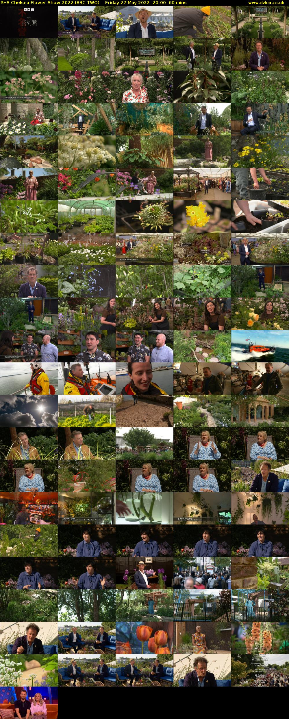 RHS Chelsea Flower Show 2022 (BBC TWO) Friday 27 May 2022 20:00 - 21:00
