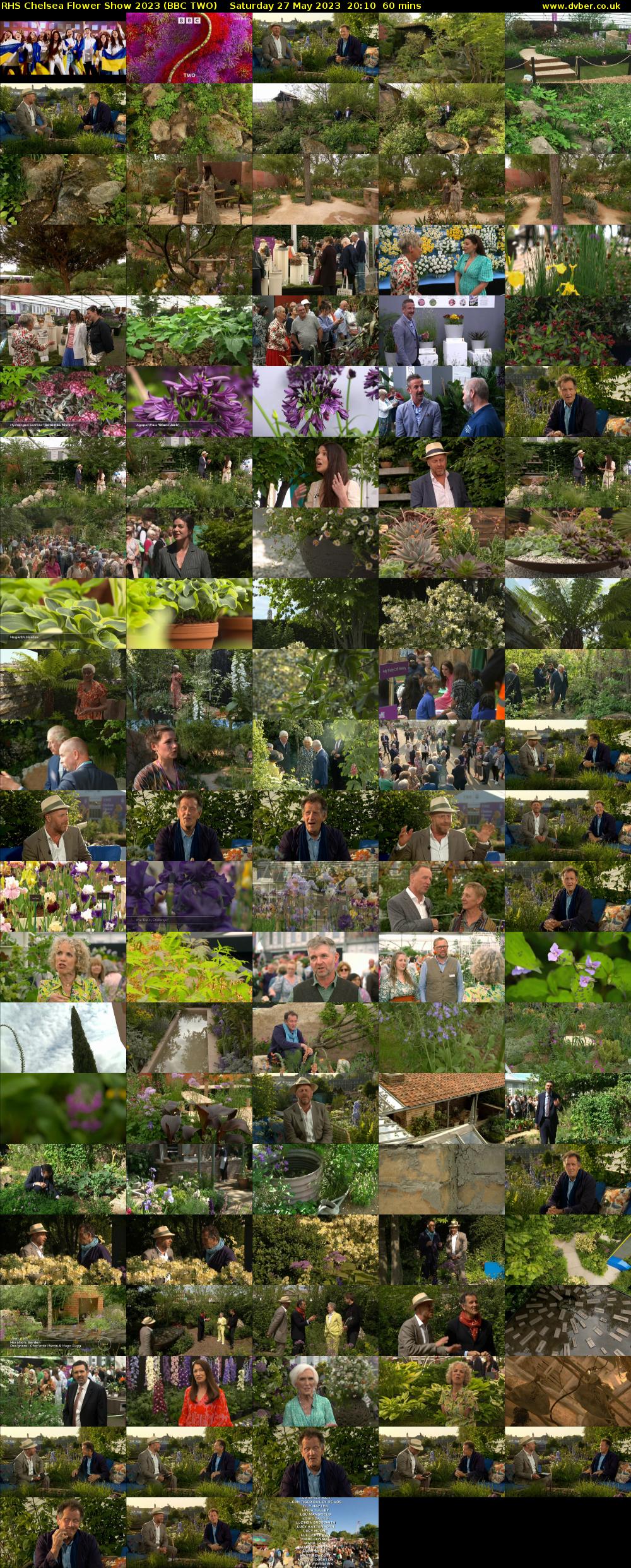 RHS Chelsea Flower Show 2023 (BBC TWO) Saturday 27 May 2023 20:10 - 21:10