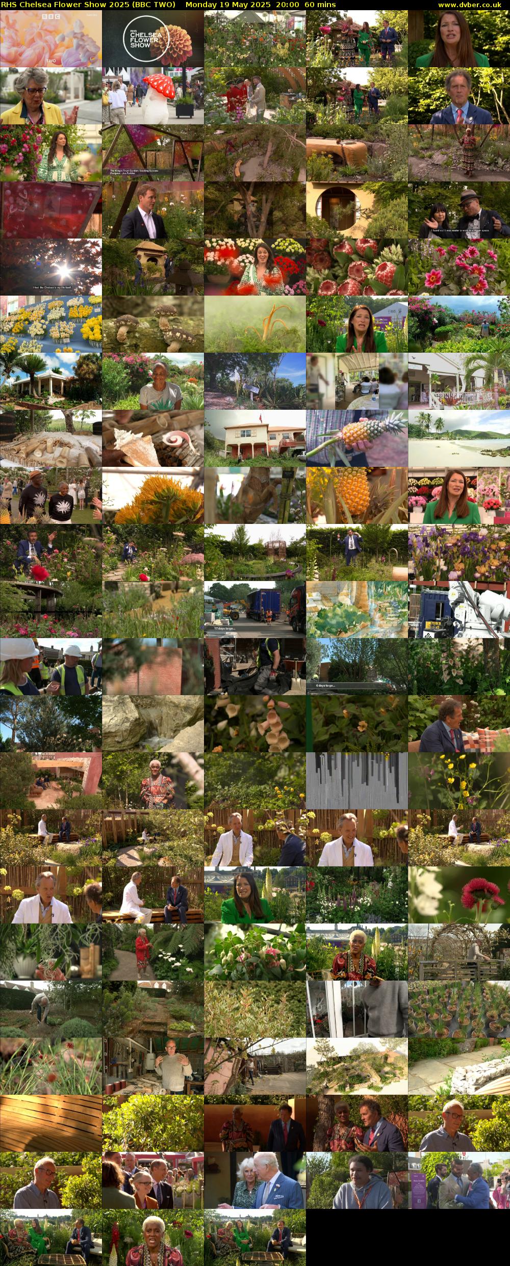 RHS Chelsea Flower Show 2025 (BBC TWO) Monday 19 May 2025 20:00 - 21:00