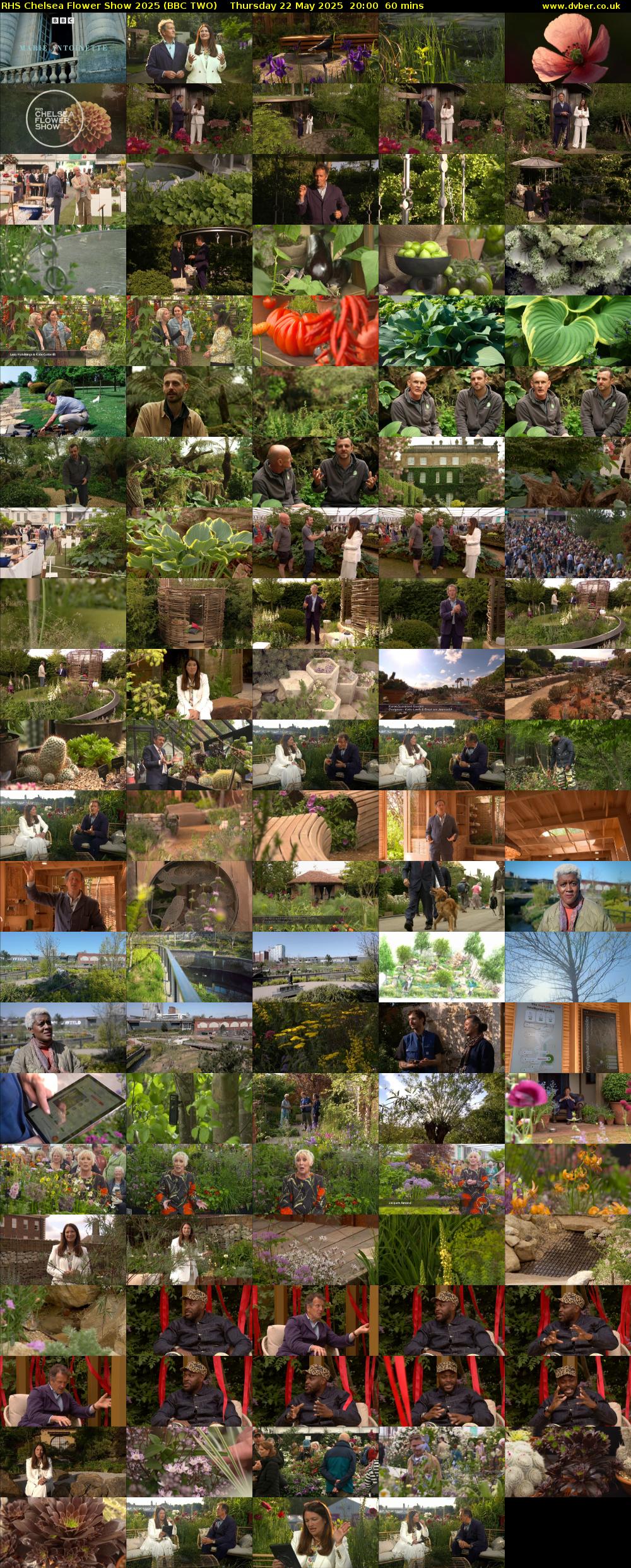 RHS Chelsea Flower Show 2025 (BBC TWO) Thursday 22 May 2025 20:00 - 21:00