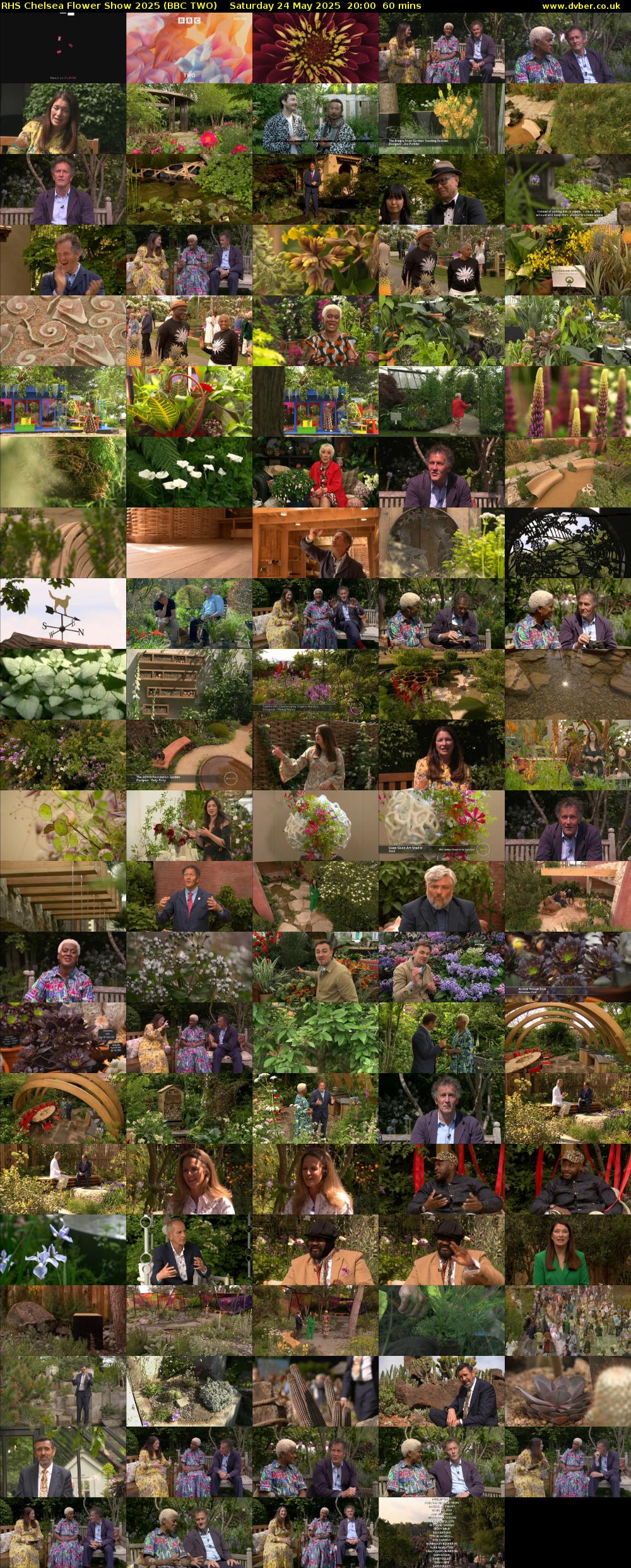 RHS Chelsea Flower Show 2025 (BBC TWO) Saturday 24 May 2025 20:00 - 21:00