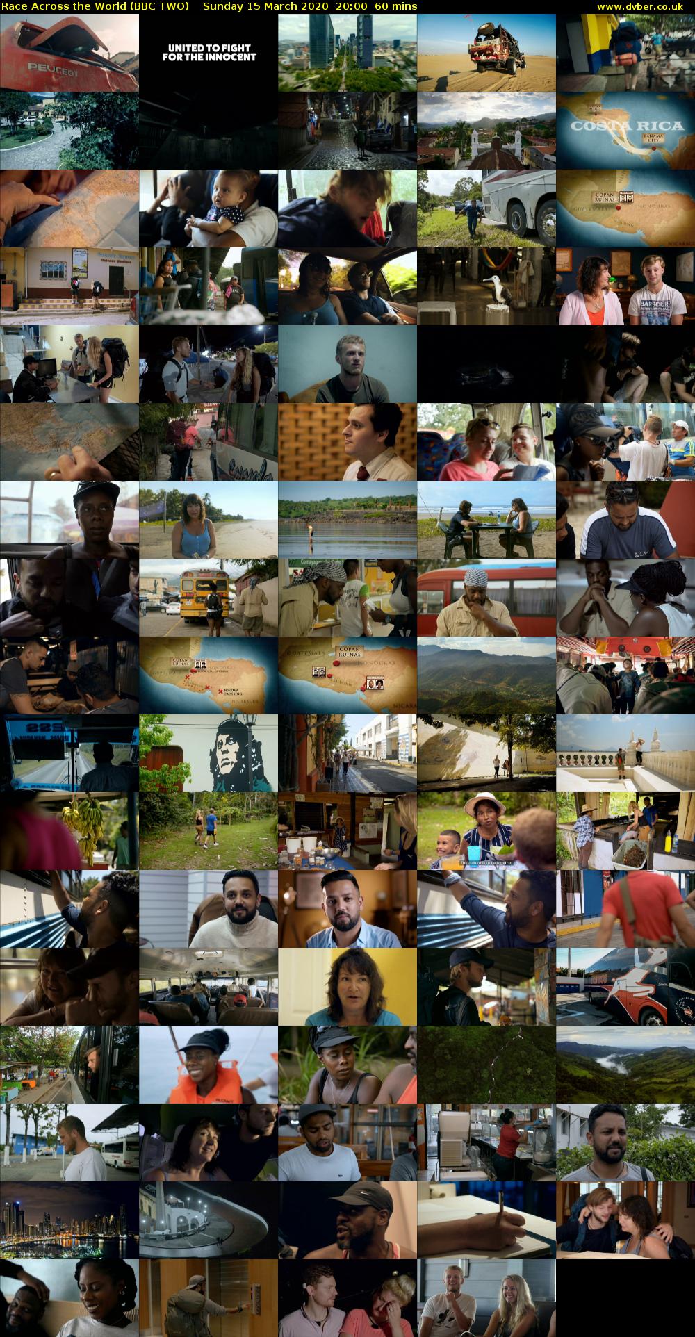 Race Across the World (BBC TWO) Sunday 15 March 2020 20:00 - 21:00