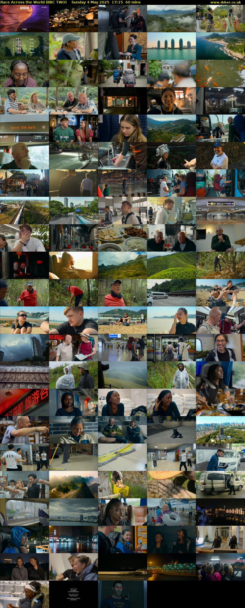 Race Across the World (BBC TWO) Sunday 4 May 2025 17:15 - 18:15