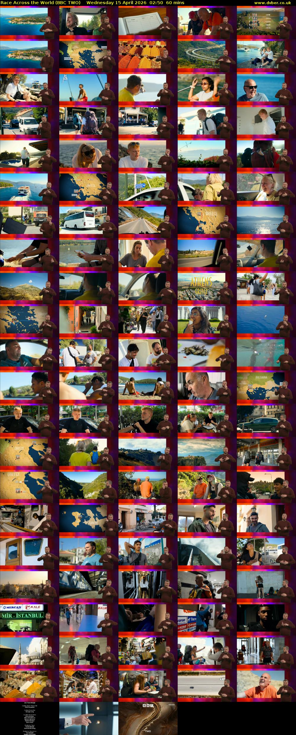 Race Across the World (BBC TWO) Wednesday 15 April 2026 02:50 - 03:50