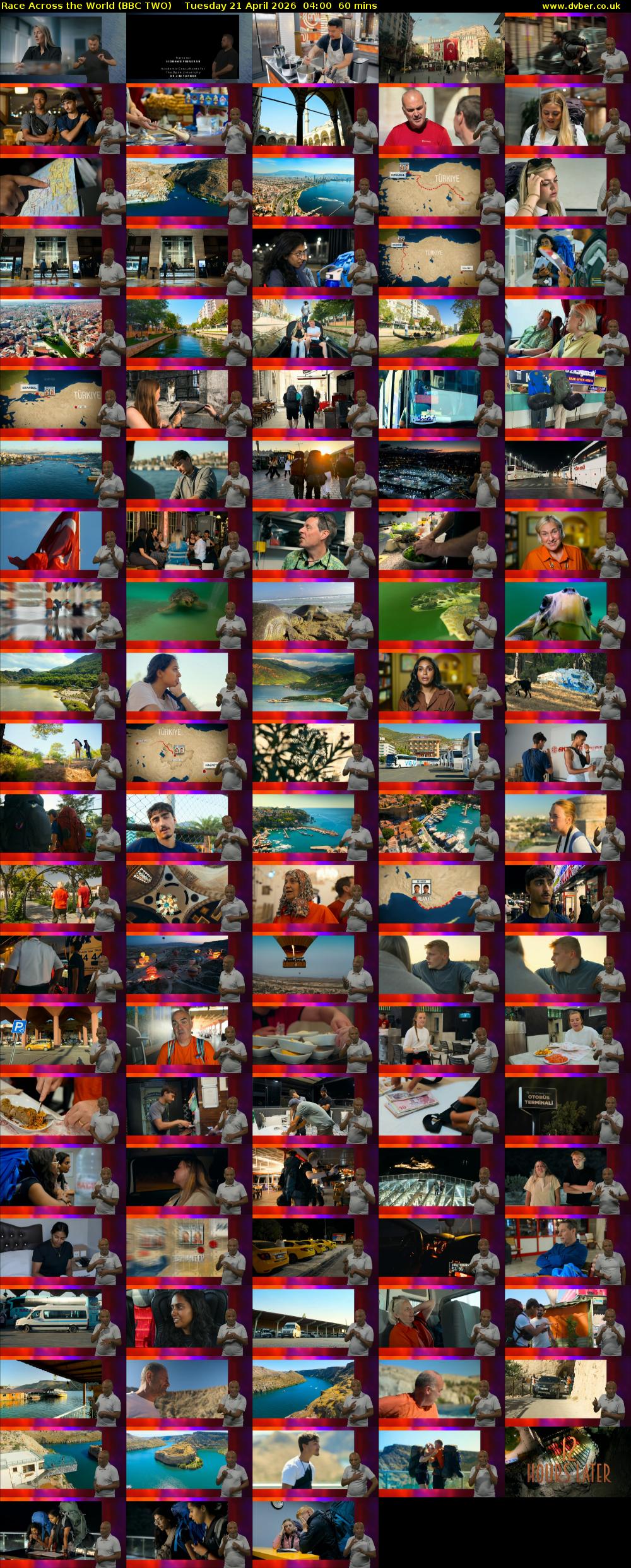 Race Across the World (BBC TWO) Tuesday 21 April 2026 04:00 - 05:00