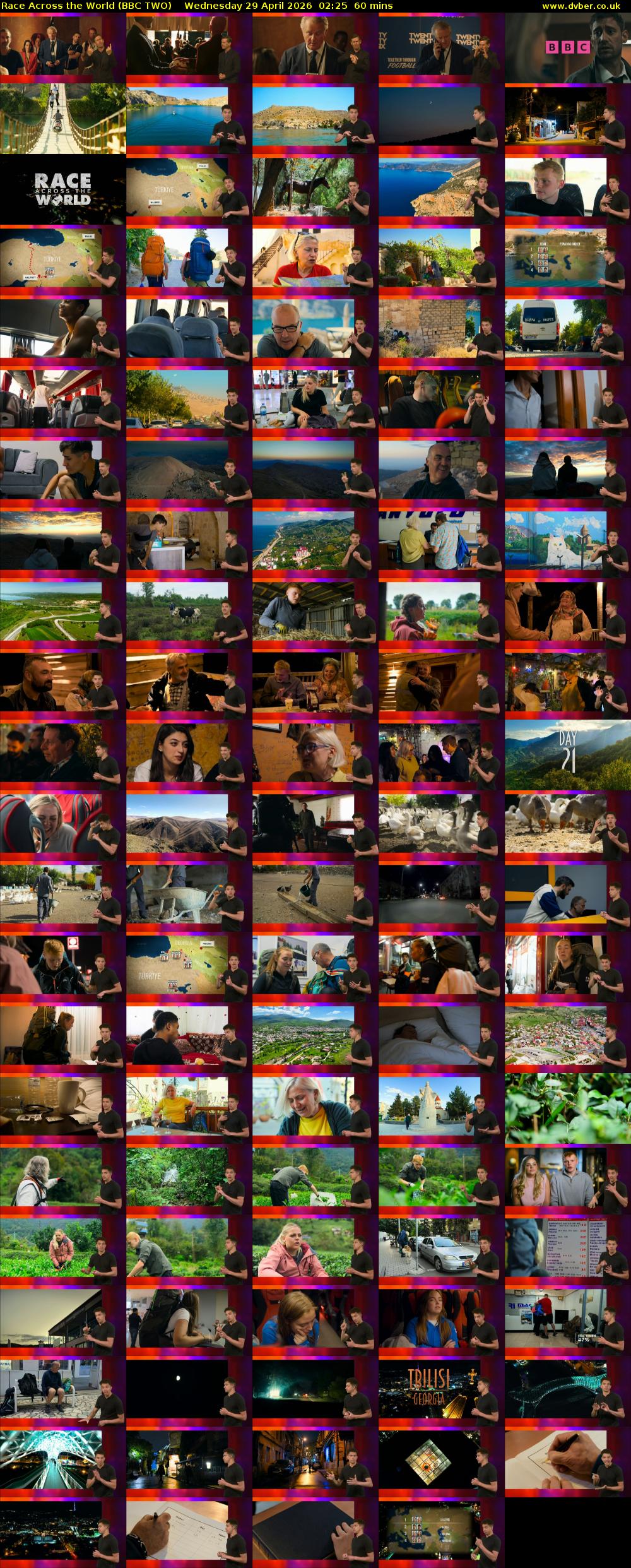 Race Across the World (BBC TWO) Wednesday 29 April 2026 02:25 - 03:25