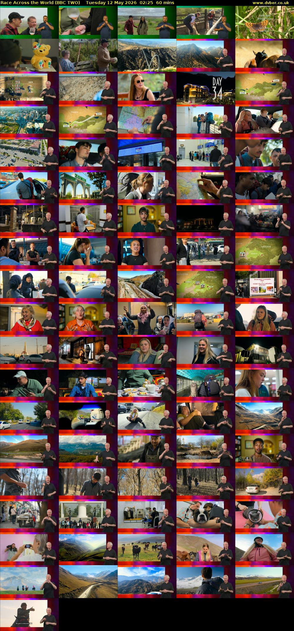 Race Across the World (BBC TWO) Tuesday 12 May 2026 02:25 - 03:25