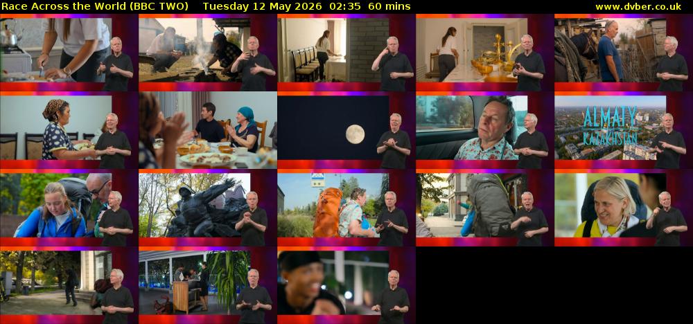 Race Across the World (BBC TWO) Tuesday 12 May 2026 02:35 - 03:35