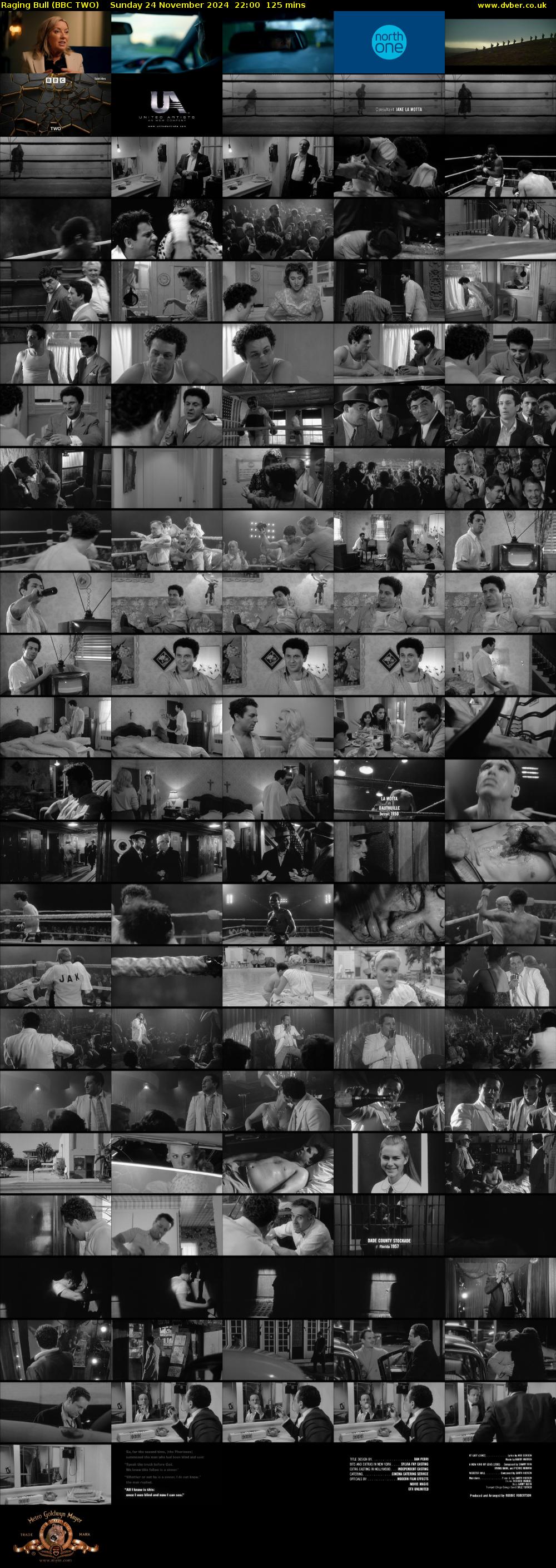 Raging Bull (BBC TWO) Sunday 24 November 2024 22:00 - 00:05