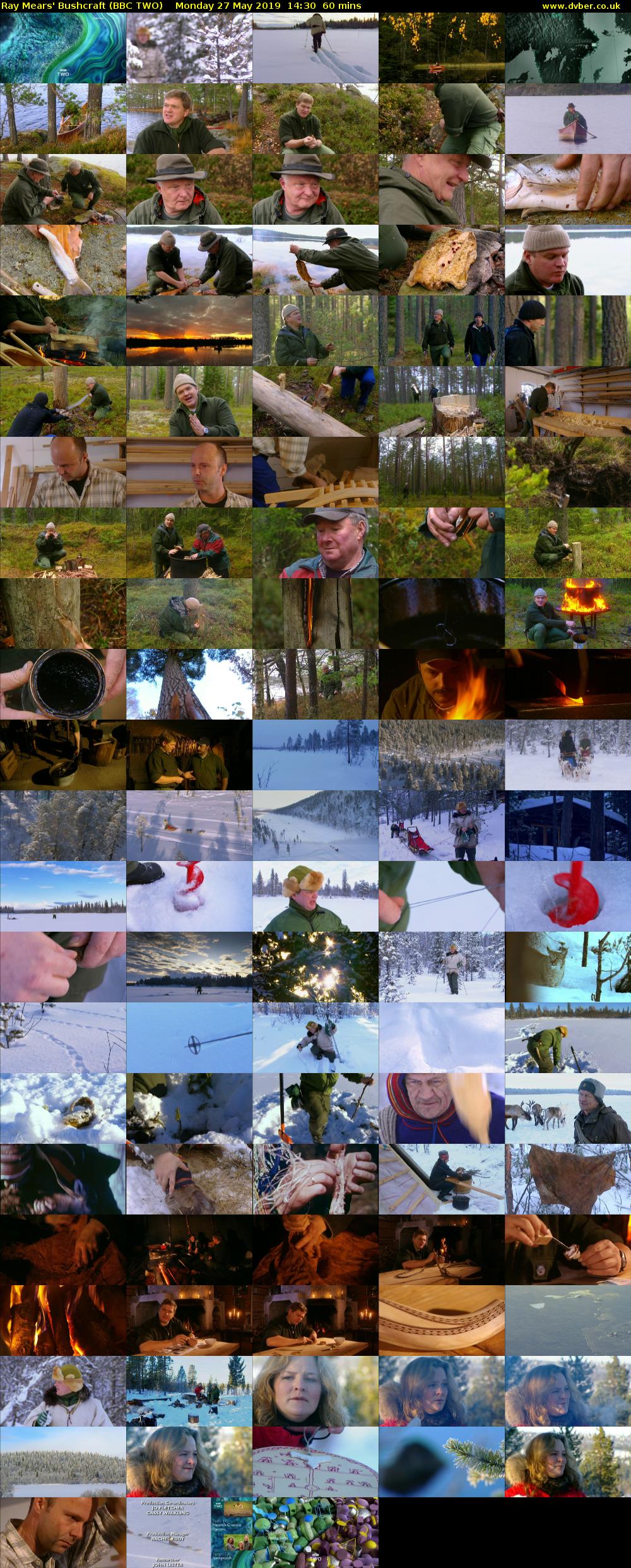 Ray Mears' Bushcraft (BBC TWO) Monday 27 May 2019 14:30 - 15:30