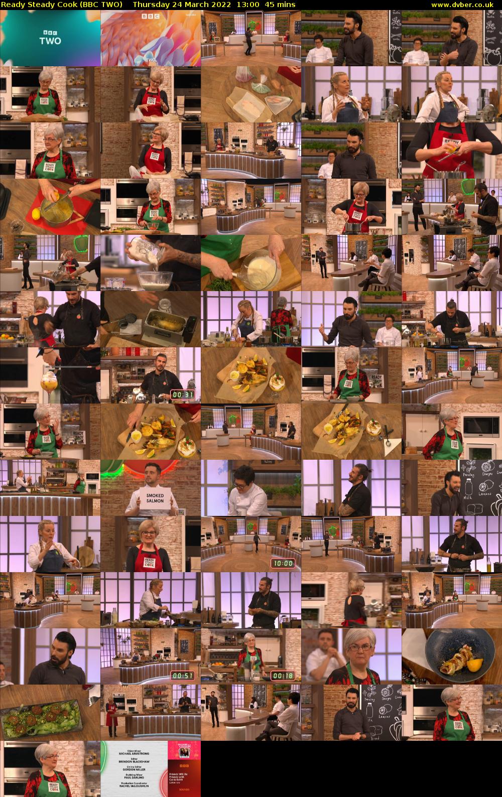 Ready Steady Cook (BBC TWO) Thursday 24 March 2022 13:00 - 13:45