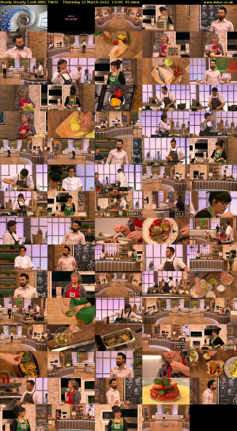 Ready Steady Cook (BBC TWO) Thursday 31 March 2022 13:00 - 13:45
