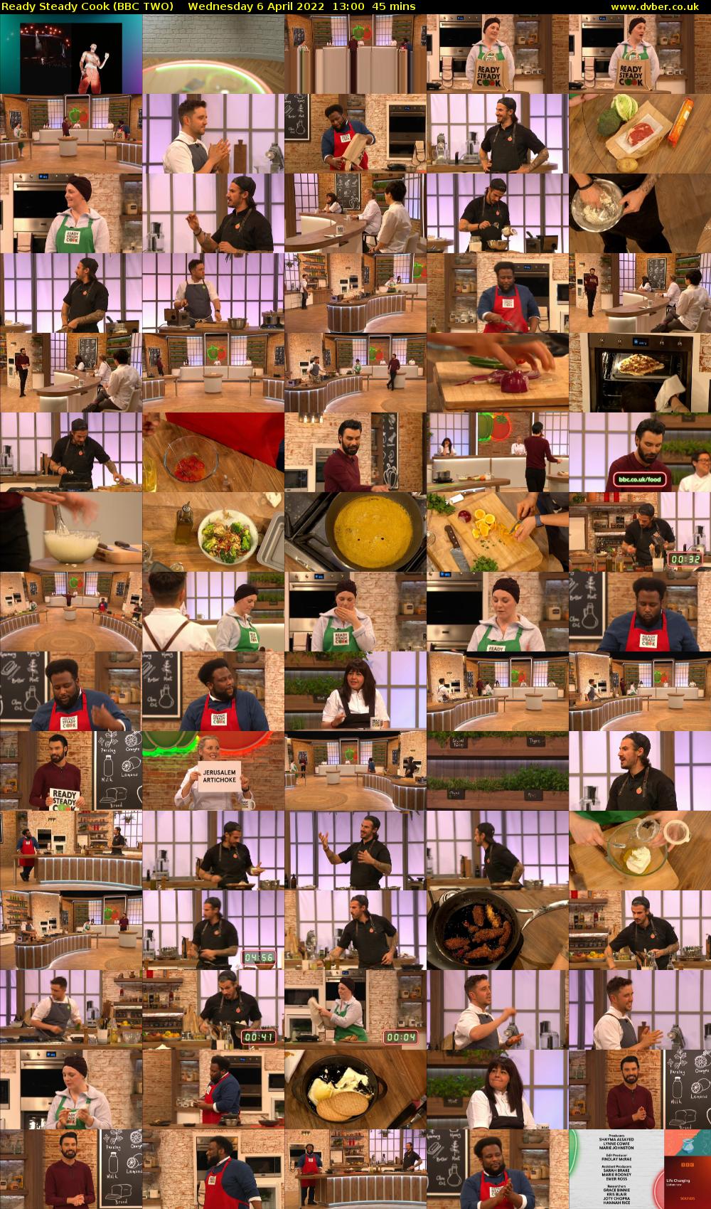 Ready Steady Cook (BBC TWO) Wednesday 6 April 2022 13:00 - 13:45