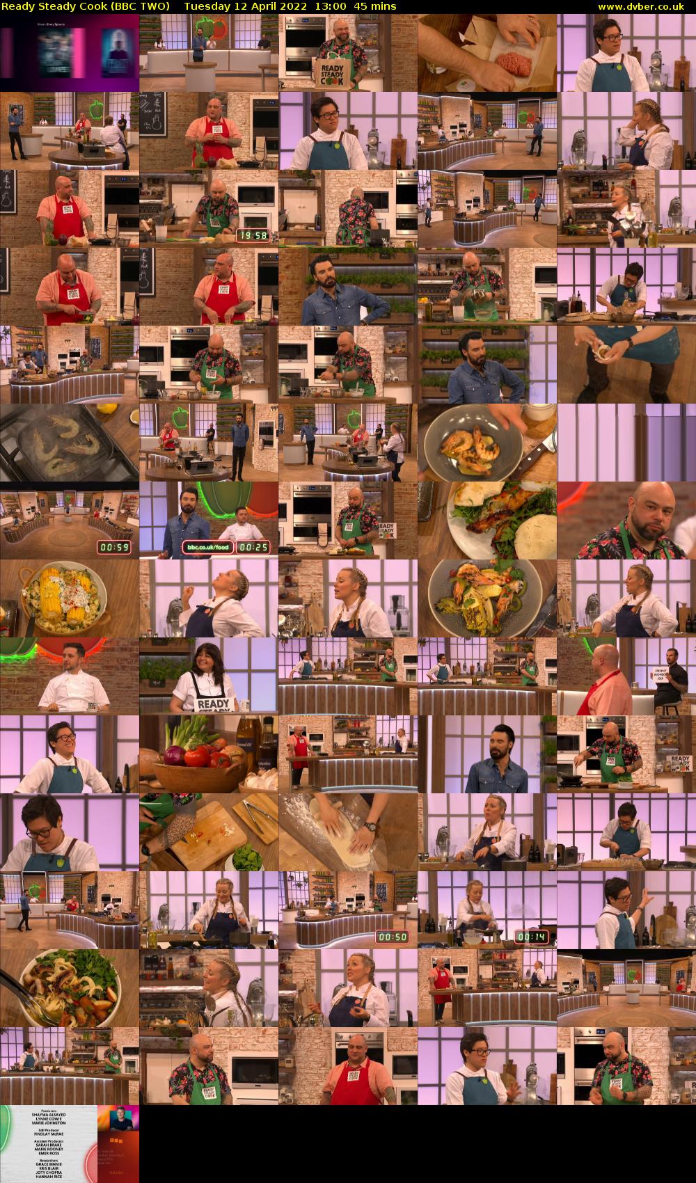 Ready Steady Cook (BBC TWO) Tuesday 12 April 2022 13:00 - 13:45