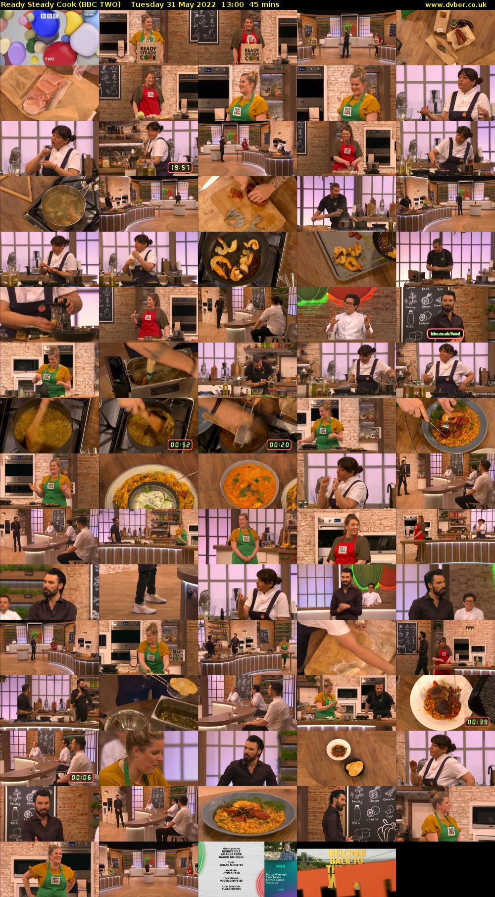 Ready Steady Cook (BBC TWO) Tuesday 31 May 2022 13:00 - 13:45