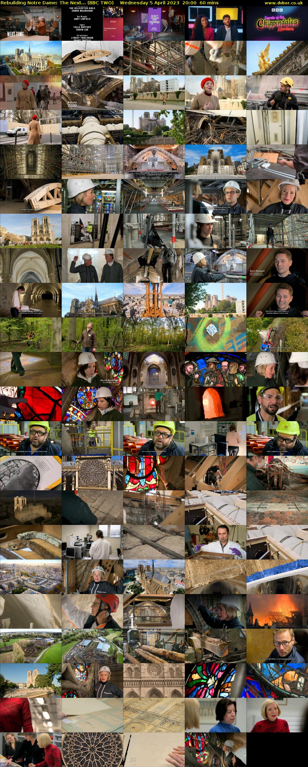 Rebuilding Notre Dame: The Next... (BBC TWO) Wednesday 5 April 2023 20:00 - 21:00