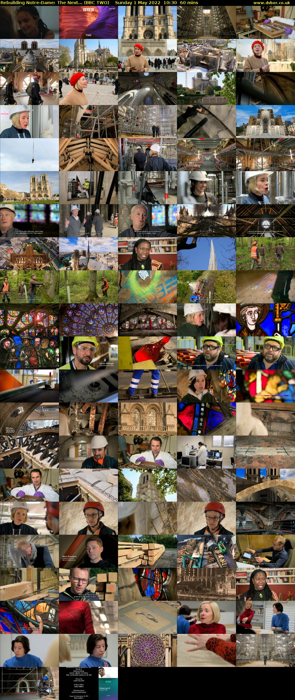 Rebuilding Notre-Dame: The Next... (BBC TWO) Sunday 1 May 2022 10:30 - 11:30
