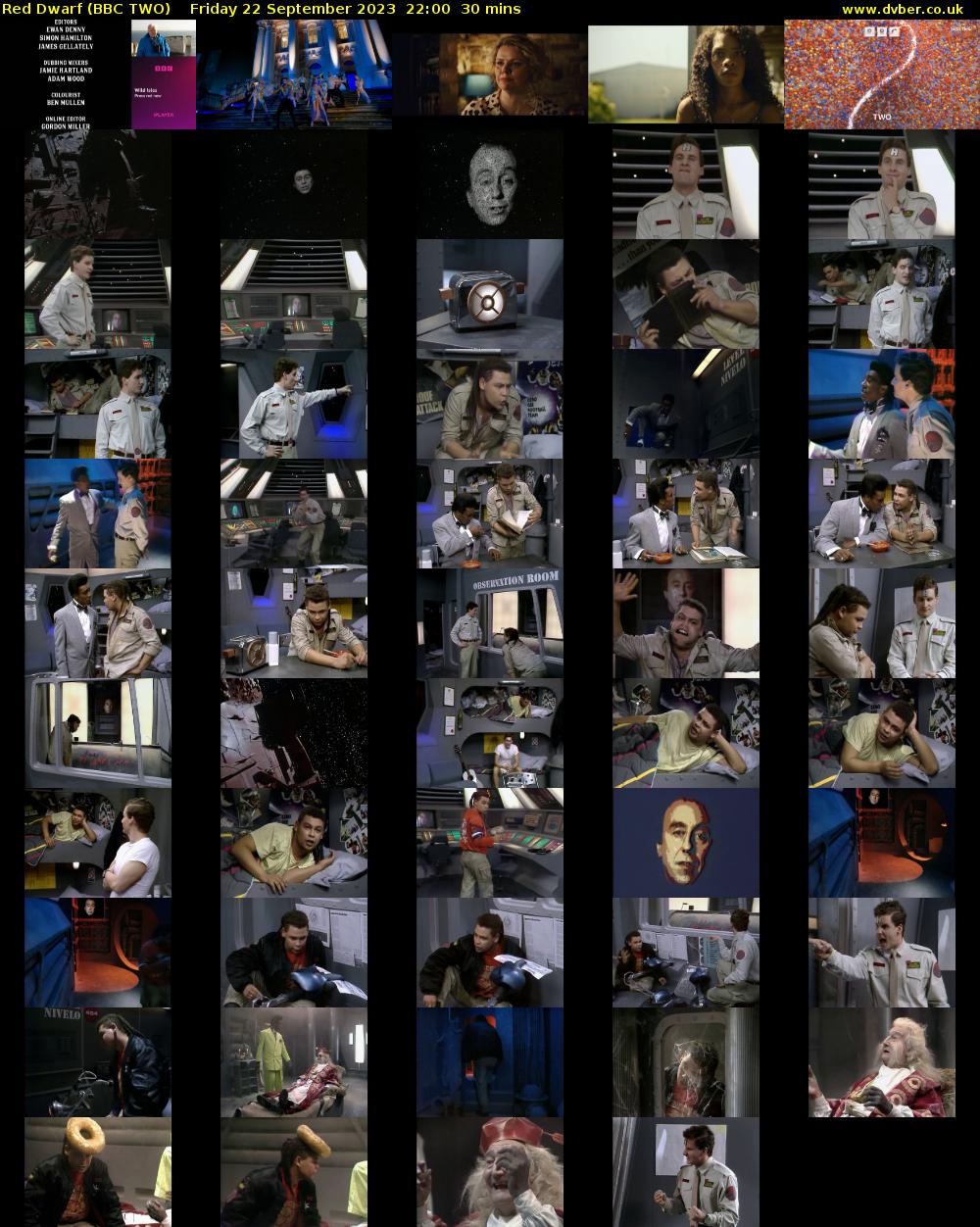 Red Dwarf (BBC TWO) Friday 22 September 2023 22:00 - 22:30