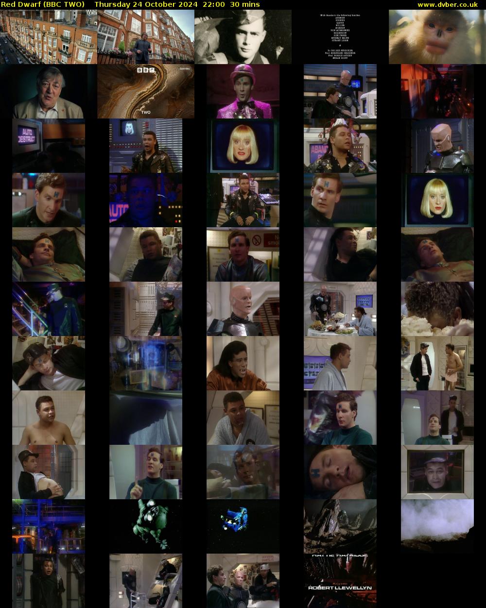 Red Dwarf (BBC TWO) Thursday 24 October 2024 22:00 - 22:30