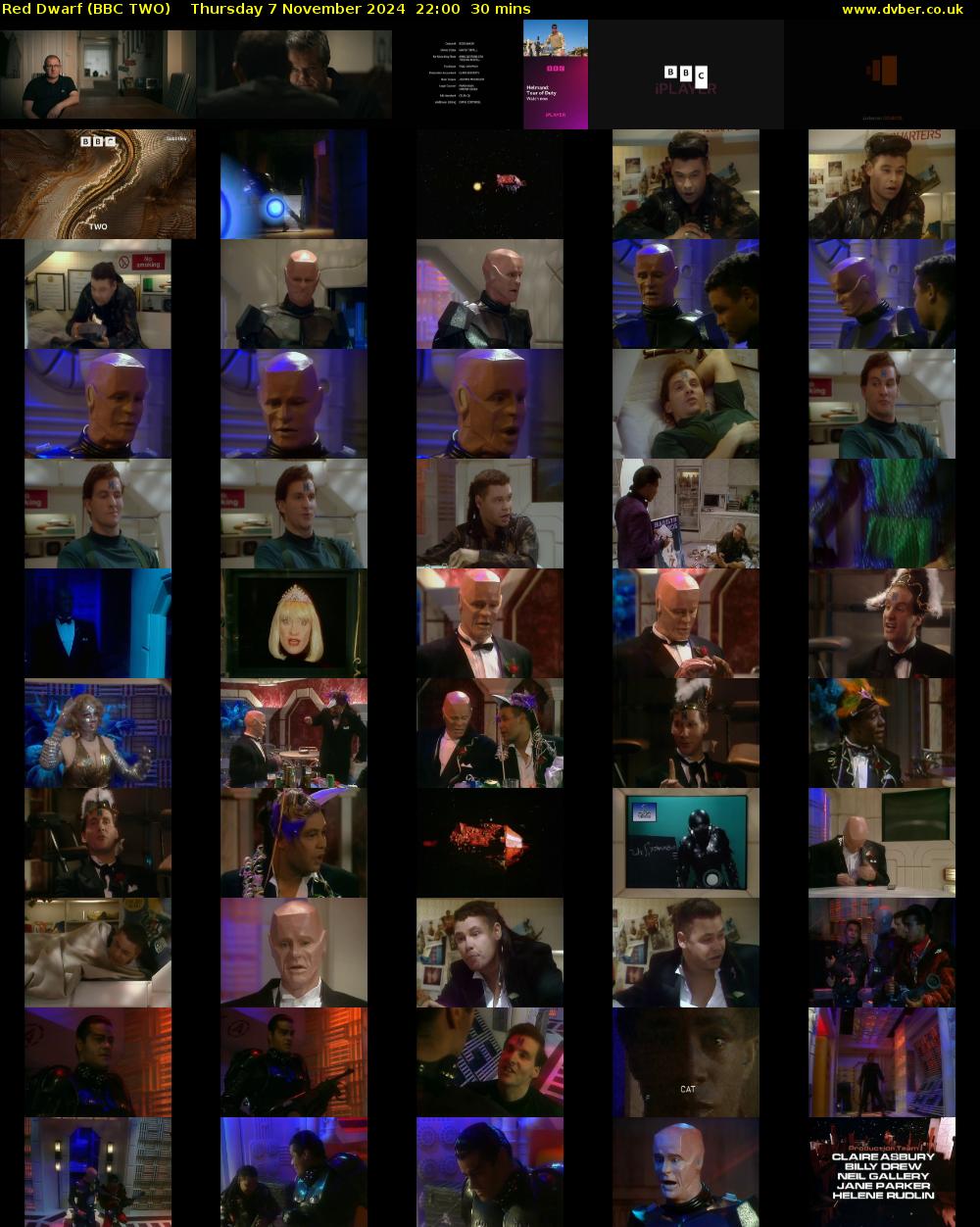Red Dwarf (BBC TWO) Thursday 7 November 2024 22:00 - 22:30