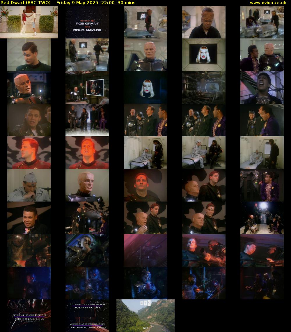Red Dwarf (BBC TWO) Friday 9 May 2025 22:00 - 22:30