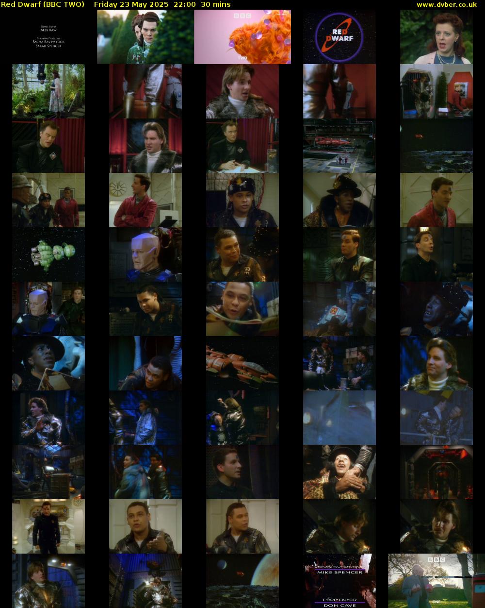 Red Dwarf (BBC TWO) Friday 23 May 2025 22:00 - 22:30