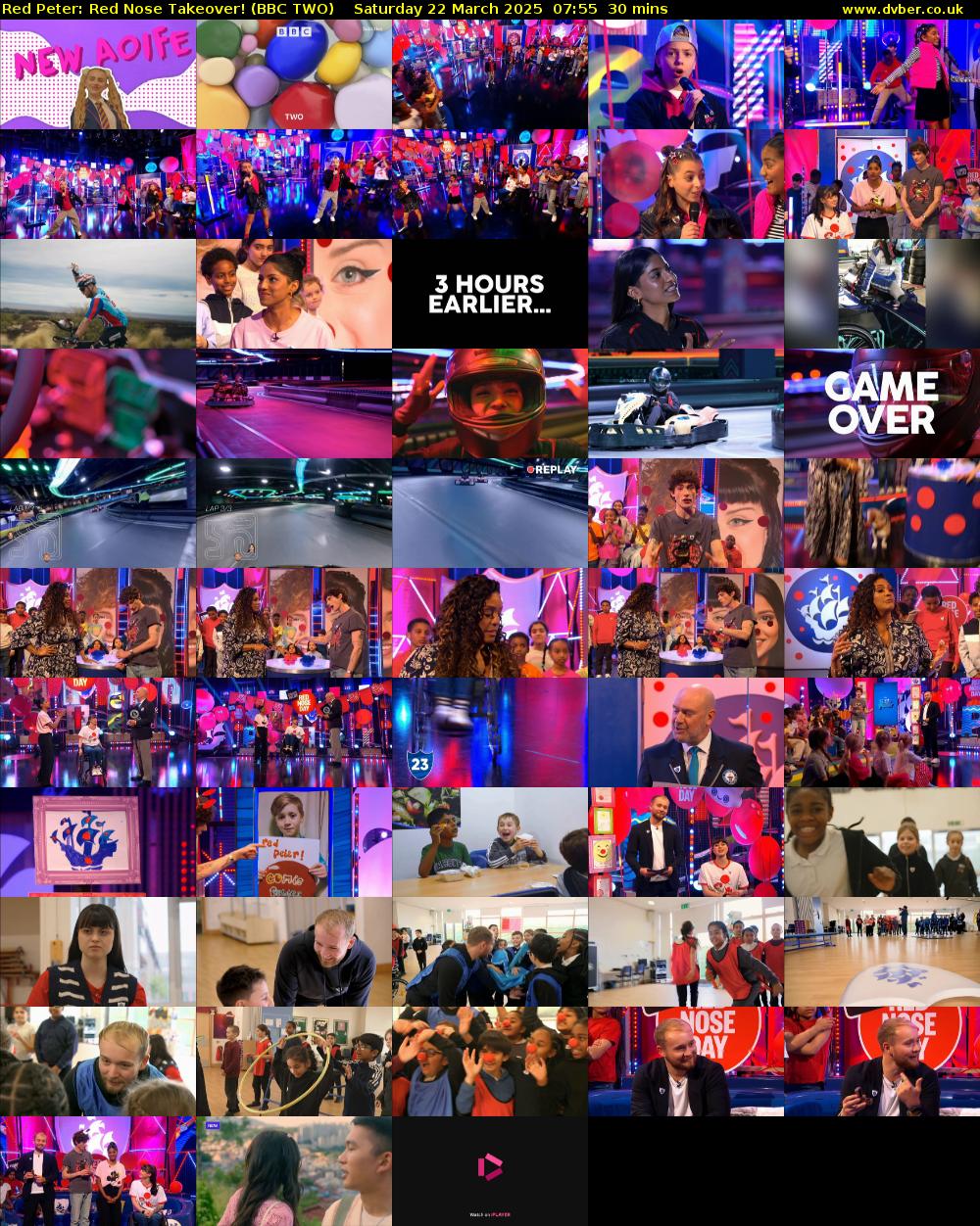 Red Peter: Red Nose Takeover! (BBC TWO) Saturday 22 March 2025 07:55 - 08:25