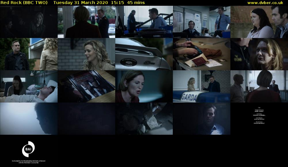 Red Rock (BBC TWO) Tuesday 31 March 2020 15:15 - 16:00