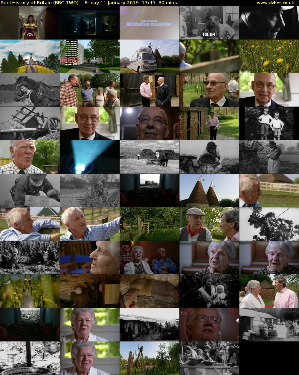 Reel History of Britain (BBC TWO) Friday 11 January 2019 13:45 - 14:15