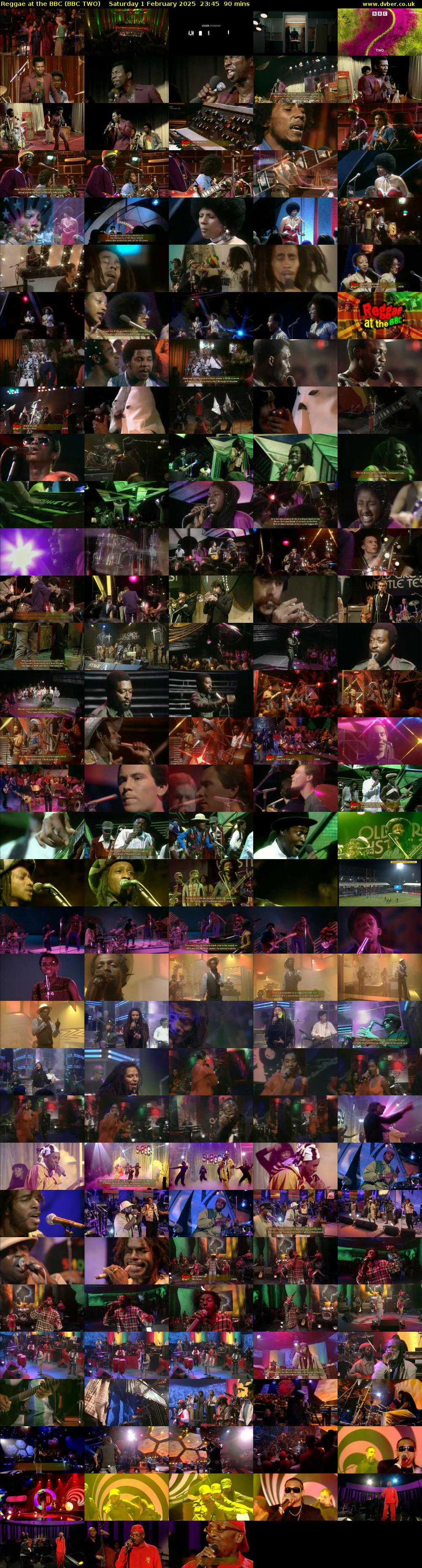 Reggae at the BBC (BBC TWO) Saturday 1 February 2025 23:45 - 01:15