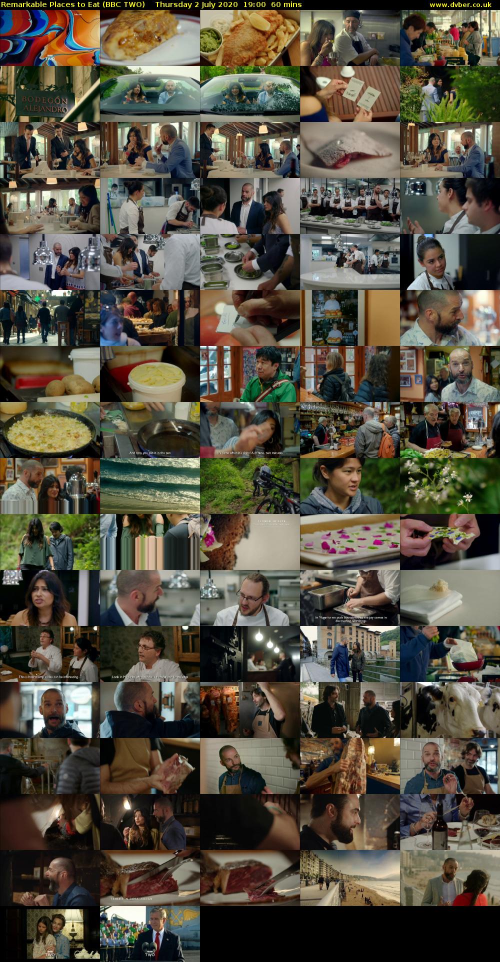 Remarkable Places to Eat (BBC TWO) Thursday 2 July 2020 19:00 - 20:00