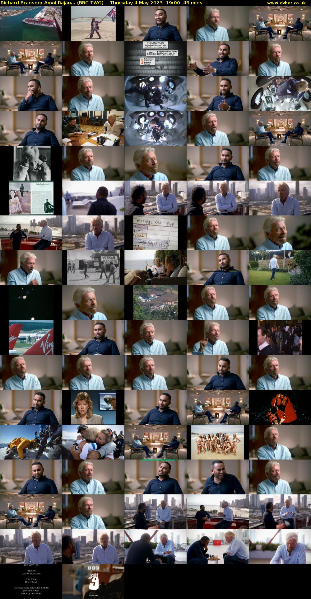 Richard Branson: Amol Rajan... (BBC TWO) Thursday 4 May 2023 19:00 - 19:45