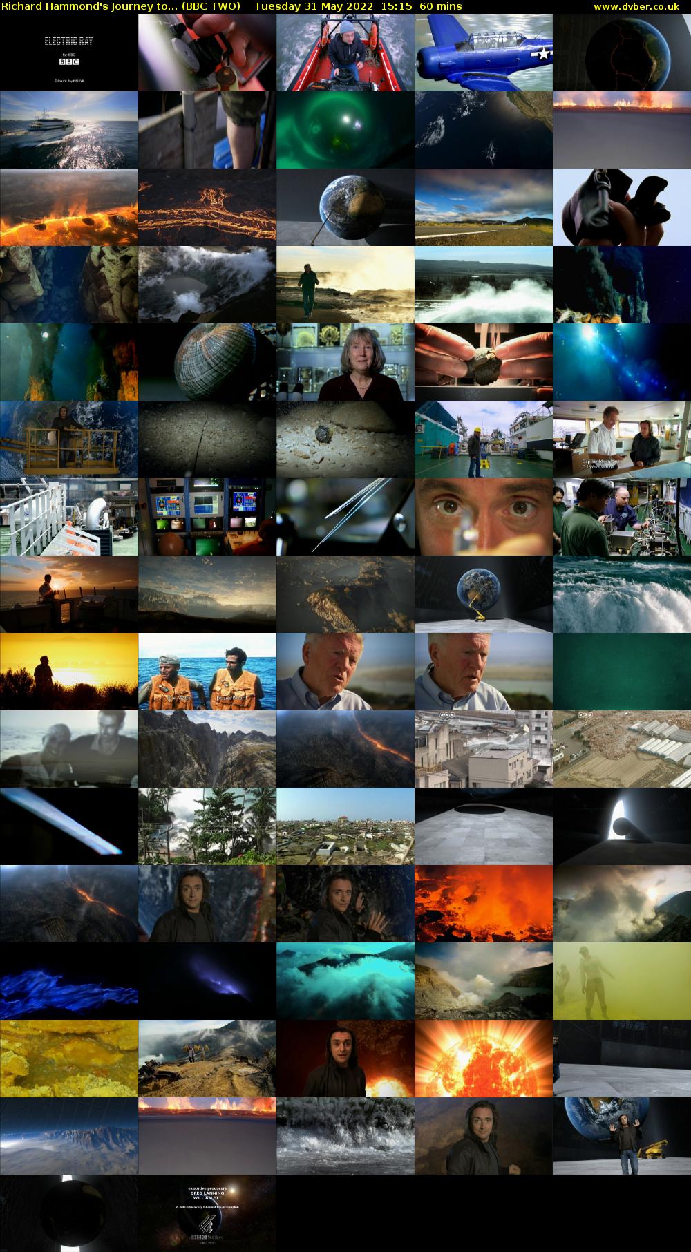 Richard Hammond's Journey To... (BBC TWO) Tuesday 31 May 2022 15:15 - 16:15