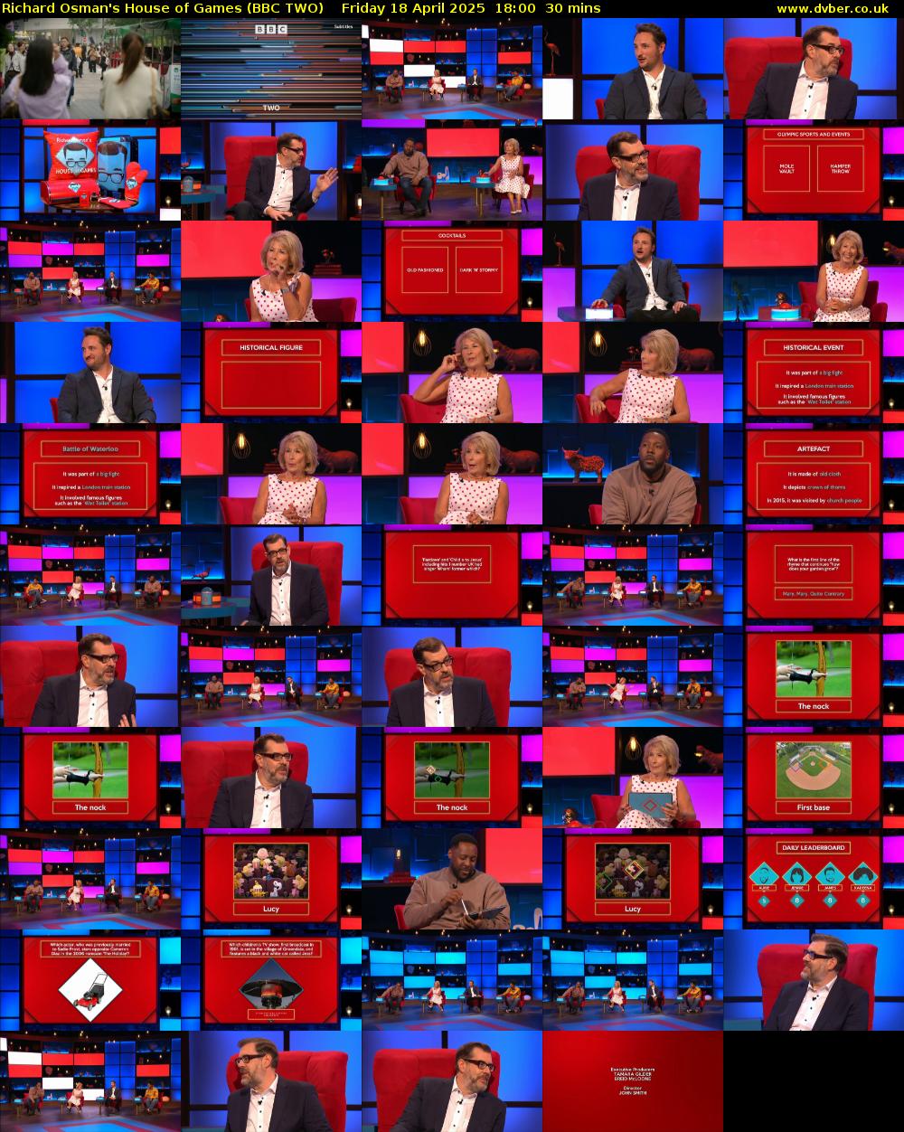 Richard Osman's House of Games (BBC TWO) Friday 18 April 2025 18:00 - 18:30