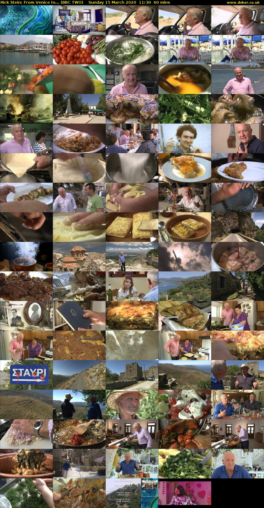 Rick Stein: From Venice to... (BBC TWO) Sunday 15 March 2020 11:30 - 12:30
