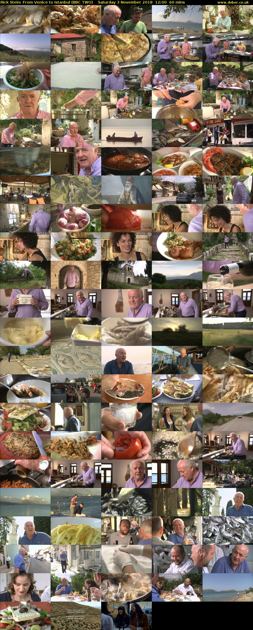 Rick Stein: From Venice to Istanbul (BBC TWO) Saturday 3 November 2018 12:00 - 13:00