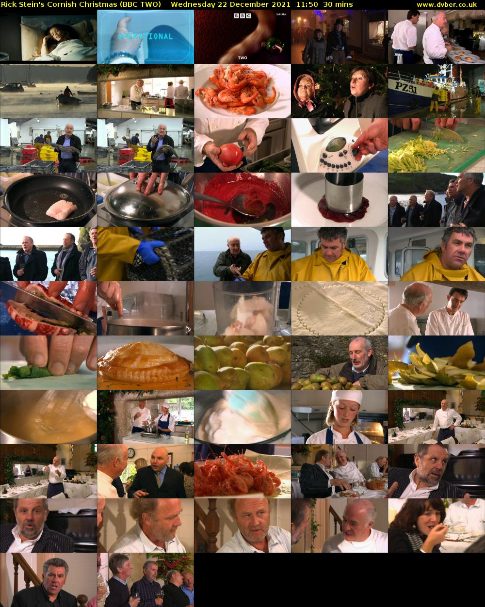 Rick Stein's Cornish Christmas (BBC TWO) Wednesday 22 December 2021 11:50 - 12:20