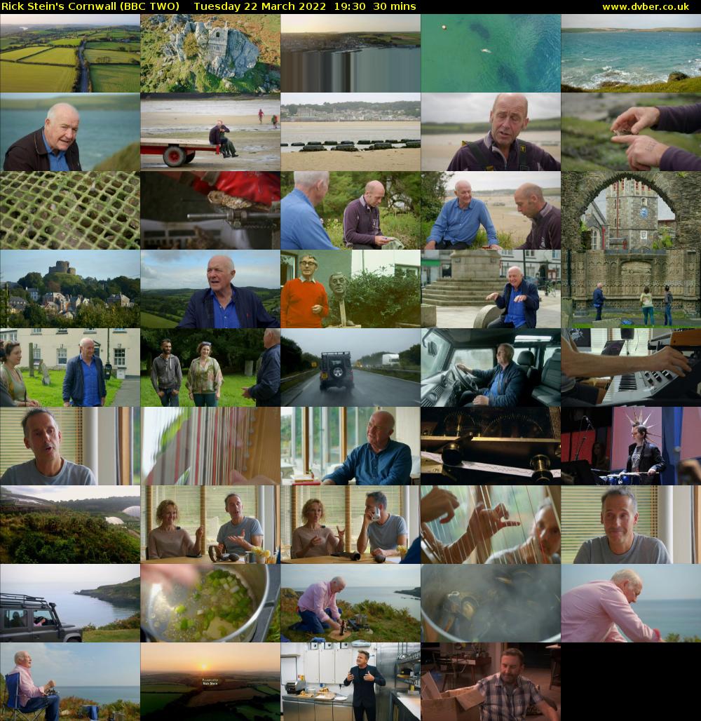 Rick Stein's Cornwall (BBC TWO) Tuesday 22 March 2022 19:30 - 20:00