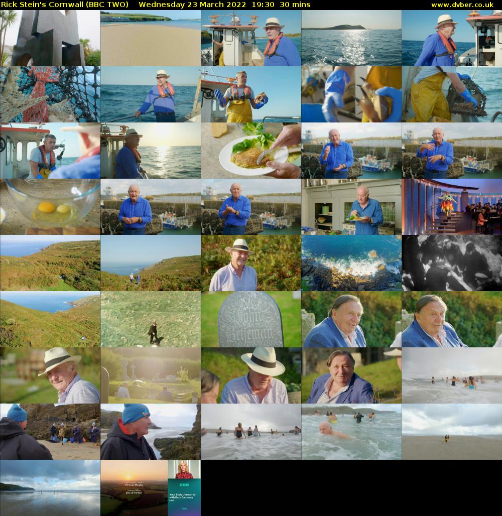Rick Stein's Cornwall (BBC TWO) Wednesday 23 March 2022 19:30 - 20:00