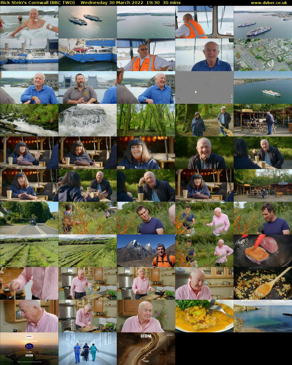 Rick Stein's Cornwall (BBC TWO) Wednesday 30 March 2022 19:30 - 20:00