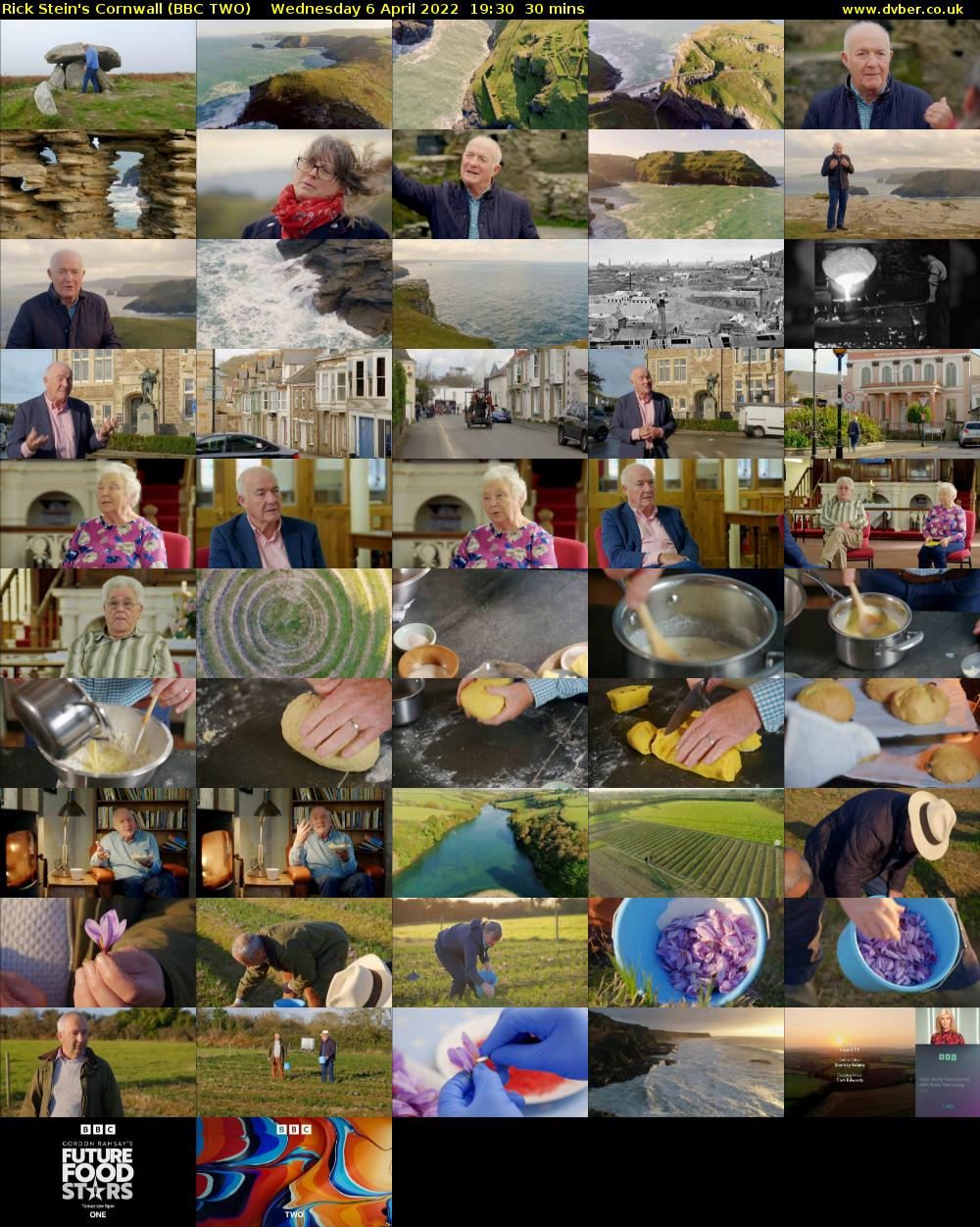 Rick Stein's Cornwall (BBC TWO) Wednesday 6 April 2022 19:30 - 20:00