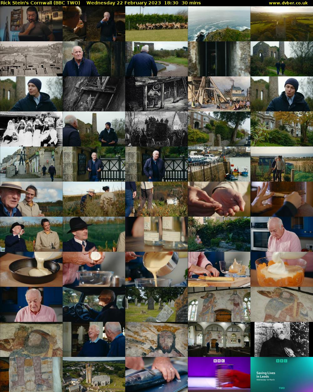 Rick Stein's Cornwall (BBC TWO) Wednesday 22 February 2023 18:30 - 19:00