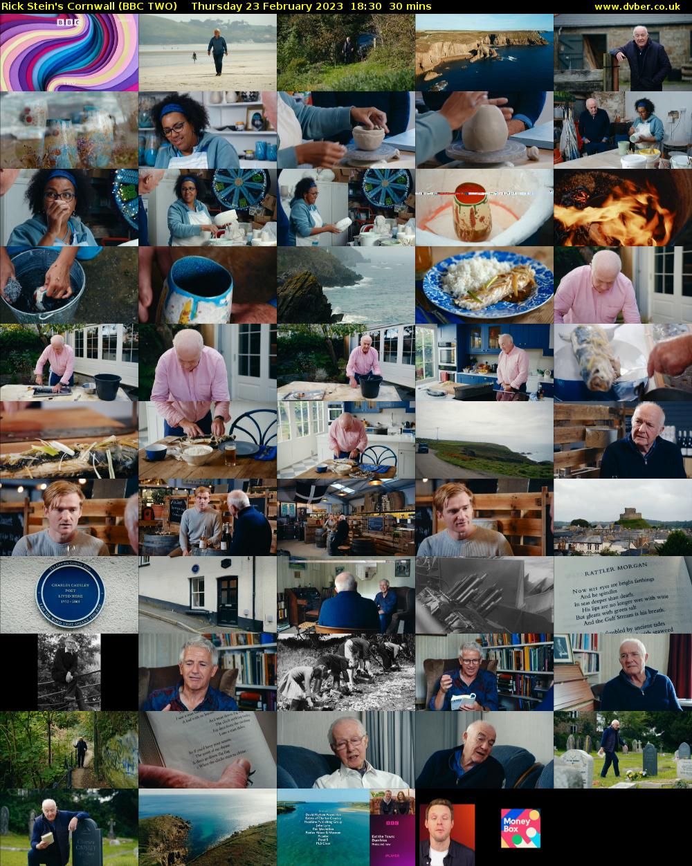 Rick Stein's Cornwall (BBC TWO) Thursday 23 February 2023 18:30 - 19:00