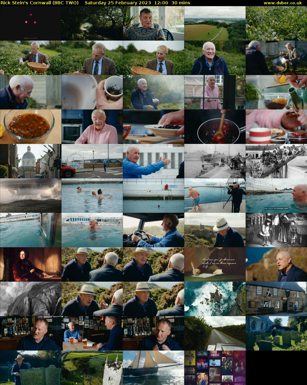 Rick Stein's Cornwall (BBC TWO) Saturday 25 February 2023 12:00 - 12:30